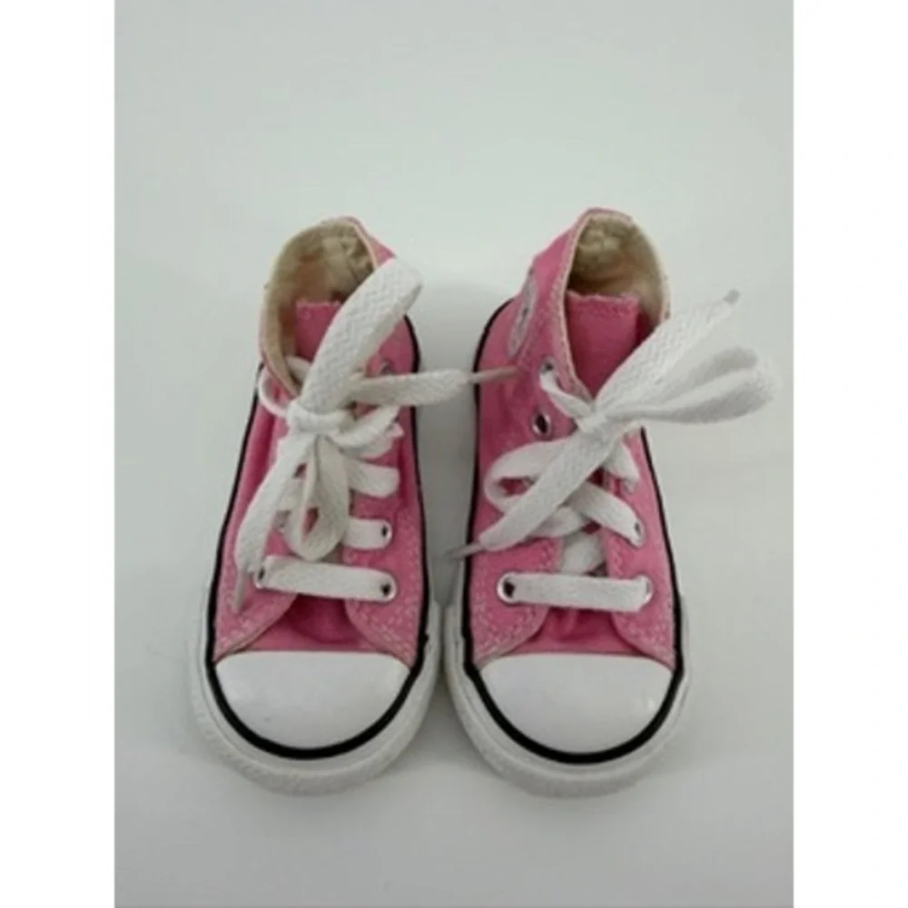 Converse Chuck Taylor All Star High Top Pink Baby Shoes Size 5 Toddler Sneaker